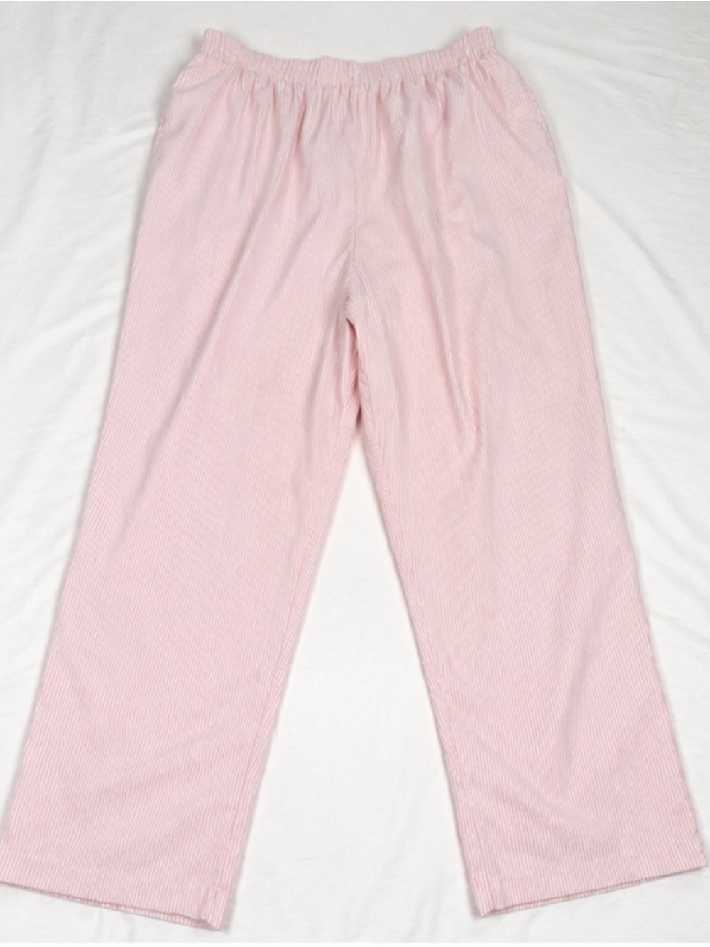 Vintage Pink Seersucker Pants